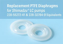 Replacement PTFE Diaphragms for Shimadzu® LC Pumps